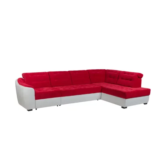 Colțar extensibil Antonio Mare, culoare personalizabila - 325x193 cm, cu tetiere reglabile și ladă depozitare picture - 2