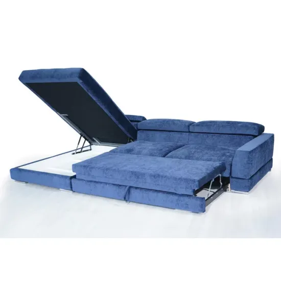 Coltar extensibil Salia, cu spațiu de depozitare, tapițerie premium, 330x200 cm, culoare personalizată picture - 6