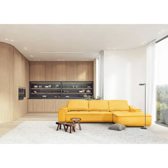 Colțar extensibil Philadelphia, arcuri sinusoidale + spumă HR, structură lemn masiv, 355x195 cm, personalizabil picture - 13