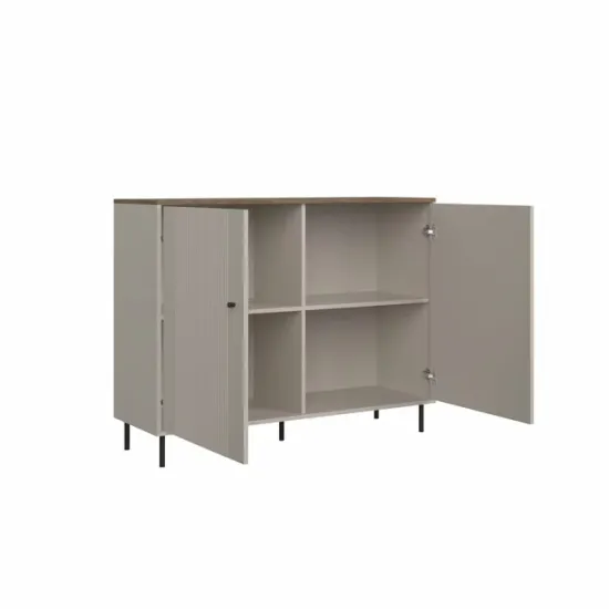 Comodă Bufet Tiramisu KOM2D – 2 Uși, Design Texturat picture - 3