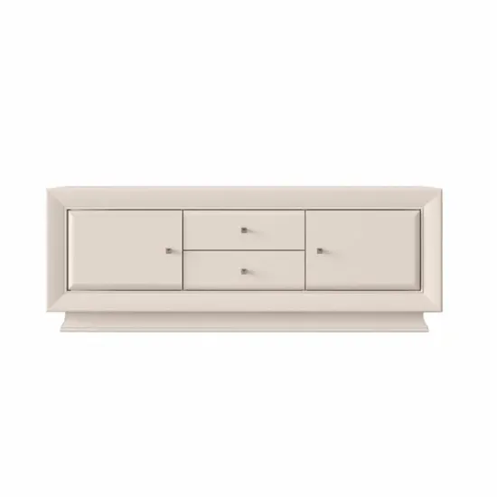 Comoda Largo RTV2D2S cu doua dulapuri si doua sertare 151,5x38x55 cm h culoare cashmire picture - 2