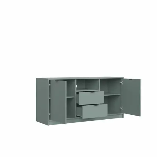 Comodă NEPON KOM2D2S, 2 Uși și 2 Sertare, Design Modern 118 cm picture - 7