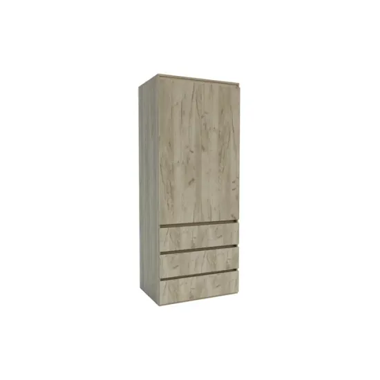 Dulap Idea Artisan, cu polite multiple, structură PAL melaminat + MDF, design modern, 80x210x57 cm, personalizabil picture - 5