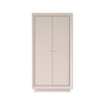 Dulap Largo SZF 2D cu doua usi si bara pentru umerase 106,5x62x204 cm h culoare cashmire picture - 2