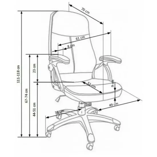 Scaun Edison, formă ergonomică și stabilitate sporită, structură metalică, 41x56x86 cm, negru picture - 4