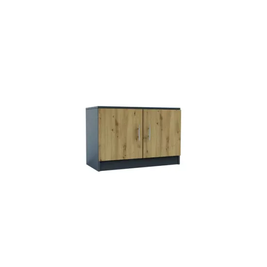 Hol Stephani, design modern, spațiu depozitare optimizat, structură PAL melaminat + MDF, 120x135 cm, Antracit picture - 2