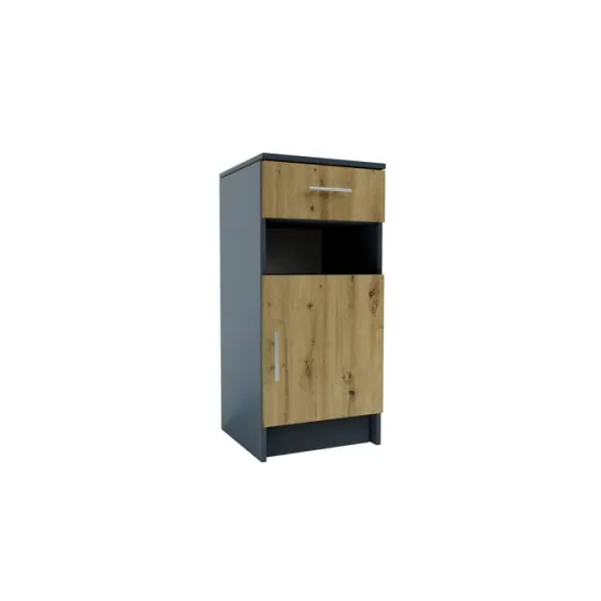 Hol Stephani, design modern, spațiu depozitare optimizat, structură PAL melaminat + MDF, 120x135 cm, Antracit picture - 4