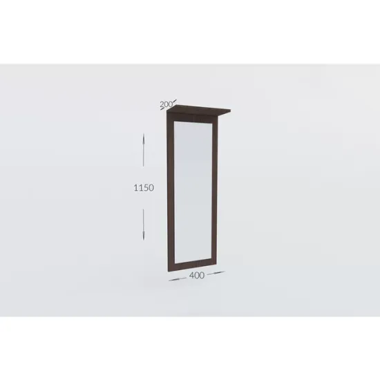 Hol Stephani, design modern, spațiu depozitare optimizat, structură PAL melaminat + MDF, 120x135 cm, Antracit picture - 11