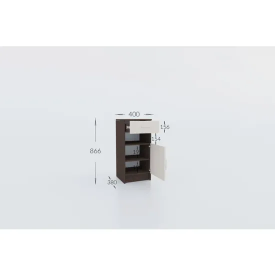 Hol Stephani, design modern, spațiu depozitare optimizat, structură PAL melaminat + MDF, 120x135 cm, Antracit picture - 13