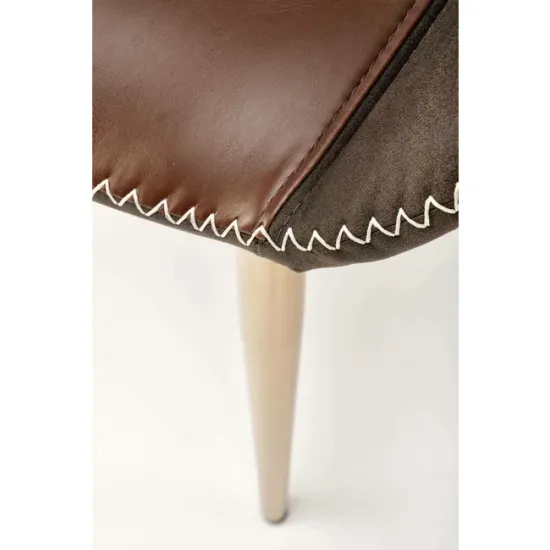 Scaun K304, șezut ergonomic și formă modernă, material textil, 62x59x81 cm, gri picture - 8