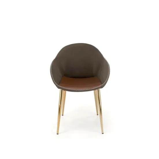 Scaun K304, șezut ergonomic și formă modernă, material textil, 62x59x81 cm, gri picture - 2