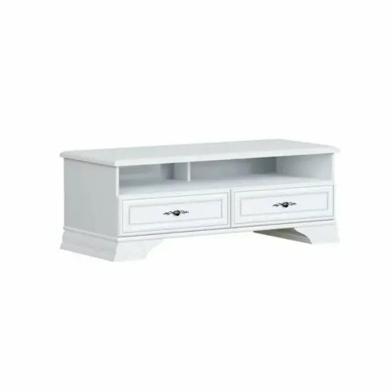 Set living Idento 3 alb alpin, vitrină, comodă TV, dulap 1 ușă, stil clasic, 210x99,5x44 cm, PAL picture - 3