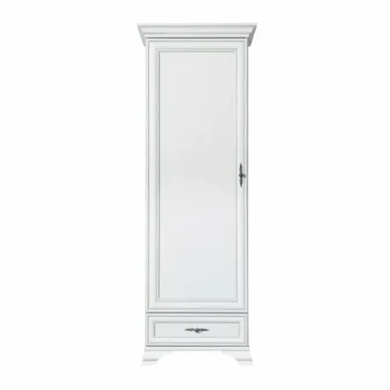 Set living Idento 3 alb alpin, vitrină, comodă TV, dulap 1 ușă, stil clasic, 210x99,5x44 cm, PAL picture - 2