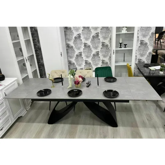 Masa extensibila Shakespeare 160/240x90x77H Light Grey picture - 6