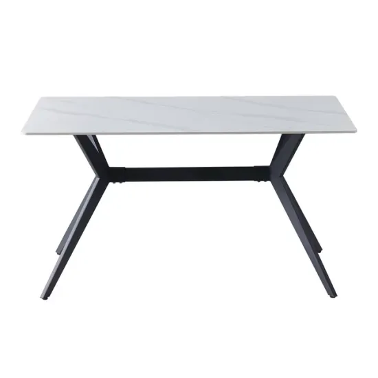 Masa fixa Loly Snow White 140x80x75cm alba