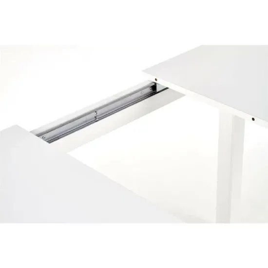 Masă Maurycy extensibilă, structură solidă, PAL laminat, 158x75x76 cm, alb picture - 5