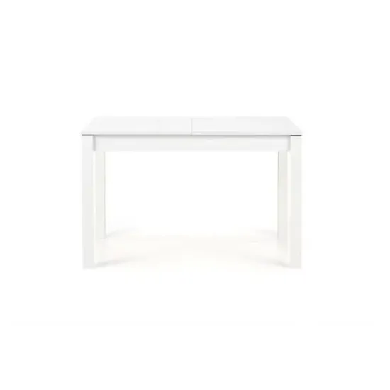 Masă Maurycy extensibilă, structură solidă, PAL laminat, 158x75x76 cm, alb picture - 3