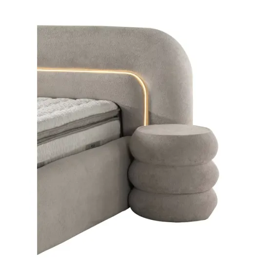 Noptiera Tosco tapițată stofă premium culoare Erato 03 picture - 2