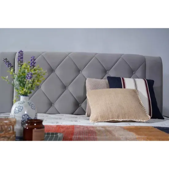 Pat + Saltea gratis Sleep Maker, gri Baby Face 25 - 140x200 cm, design modern, tapițerie rafinată, saltea ortopedică inclusă, structură solidă picture - 5