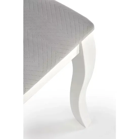 Scaun Velo, design ergonomic, plastic și metal, 44x53x96 cm, alb picture - 7