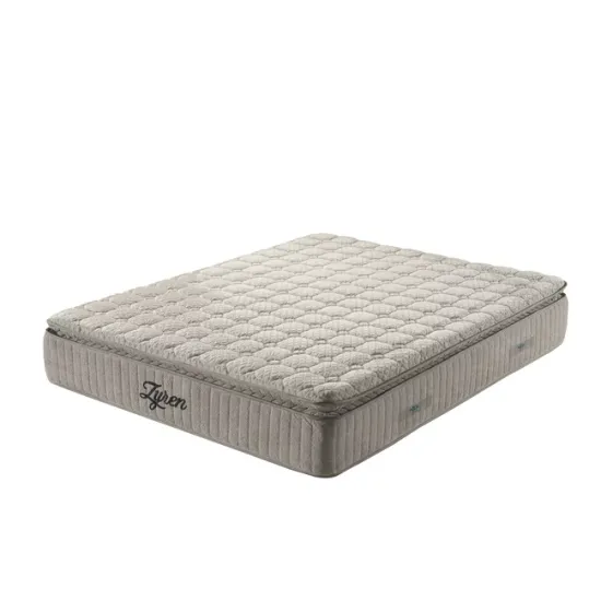 Set pat+ Saltea Gratis  tapițat Zyren 160x200 cm crem cu somieră rabatabilă, ladă depozitare picture - 6
