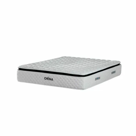 Set pat+Saltea Gratis tapițat Orina 180x200 cm crem Erato 01 cu somieră rabatabilă si  ladă depozitare picture - 7