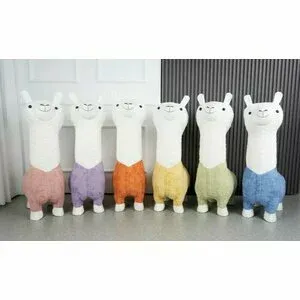 Taburet copii Alpaca, design jucăuș cu tapițerie moale, 70x40x112 cm, violet picture - 3