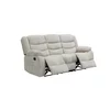 Canapea recliner Relax 3 locuri, tapițată catifea, suport picioare, 205x88x105 cm, design ergonomic picture - 3