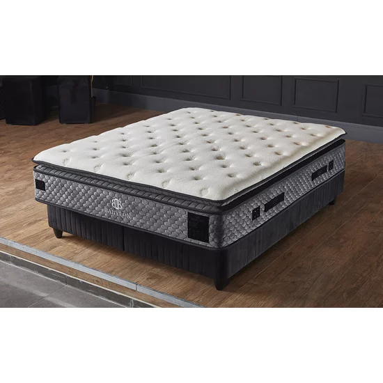 Saltea Babylon cu arcuri pocket și strat dublu de burete, 140x200 cm picture - 3