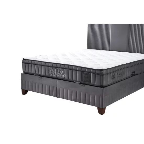 Saltea Bella, strat memory, duritate medie, grosime 24 cm, confort ortopedic, 160x200 cm, alb picture - 3