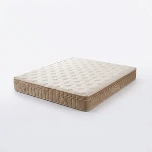 Saltea Bella bej - 160x200 cm, strat memory, duritate medie, grosime 24 cm, confort ortopedic