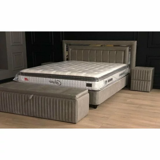 Saltea Calipso, cu arcuri Bonnel Spring și spumă de densitate mare, 140x200 cm, bej picture - 3