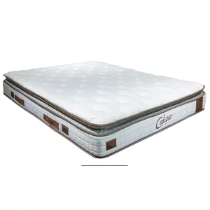 Saltea Calipso, ortopedică cu spumă dublă și strat 3D aerisire, 160x200 cm, bej