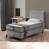 Saltea Carla, gri - 100x200 cm, arcuri individuale, sustinere ortopedica, confort sporit picture - 1