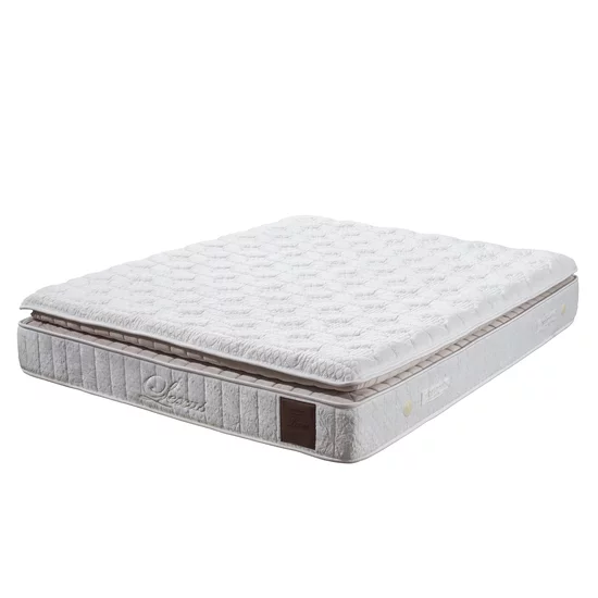 Saltea Lexus, topper integrat pentru extra confort, strat memory, grosime 33 cm, confort ortopedic, 160x200 cm, alb picture - 2
