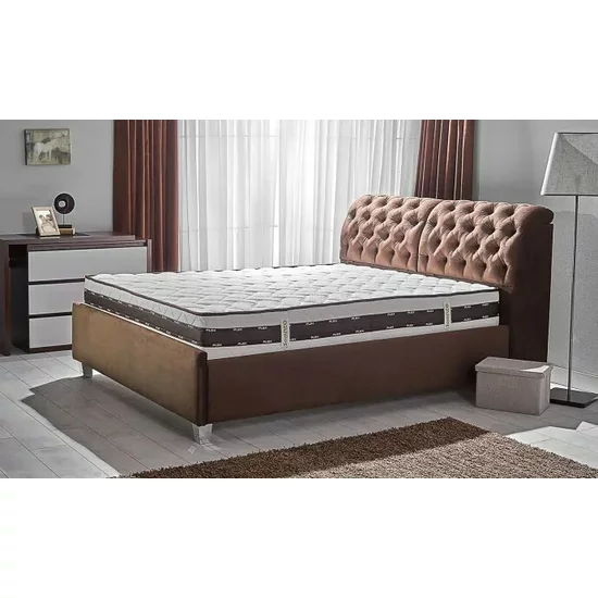 Saltea ortopedică Somneo Flex - 120 /190 /23 cm, cu arcuri Pocket Spring și bandă de aerisire, stofă knitted cu poliuretan și pâslă hard picture - 3