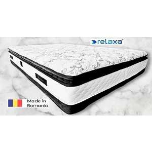 Saltea Relaxa Lotus 160x200x33 cm, Arcuri Bonnell, Ortopedică, Topper Inclus, Fermitate Medie, Husă Antialergică