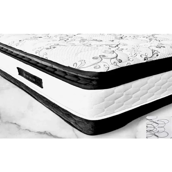 Saltea Relaxa Lotus 160x200x33 cm, Arcuri Bonnell, Ortopedică, Topper Inclus, Fermitate Medie, Husă Antialergică picture - 3