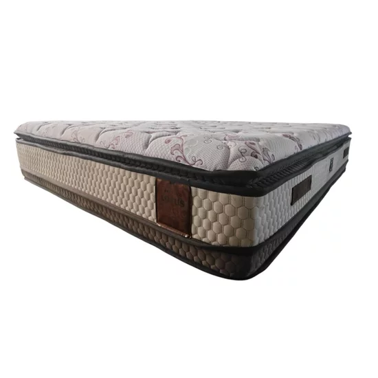 Saltea Relaxa Lotus 200x200x33 cm, Arcuri Bonnell, Ortopedică, Topper Inclus, Fermitate Medie, Husă Antialergică picture - 2