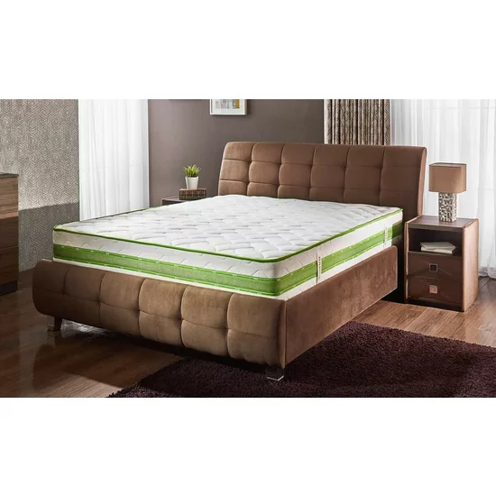 Saltea Somneo Bio Ortopedică - 120/200/27 cm, Tricotată + Spumă cu memorie si arcuri Bonnell picture - 3