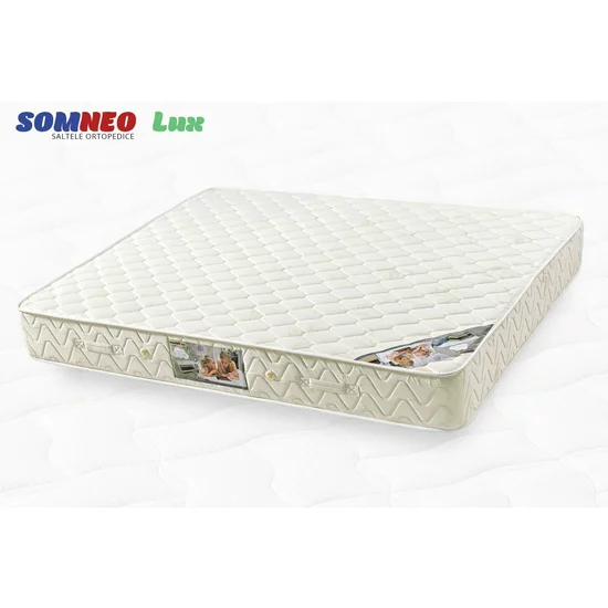 Saltea Somneo ECO Lux ortopedică, acoperita cu stofa de tip Jacquard, Arcuri Bonnell, față Iarnă/Vară, 120x200 cm, Înălțime 23.5 cm picture - 3