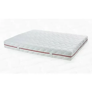 Saltea Somneo Soft, cu memory foam și husă antibacteriană, stofă knitted, 0.8x2 m, înălțime 22 cm