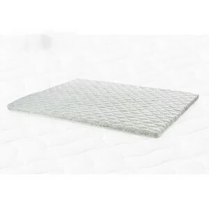 Saltea Somneo Top, topper ortopedic, husă Knitted, două fețe cu duritate diferită, 120x190 cm, albă