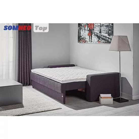 Saltea Somneo Top - 140/200/0.7 cm,  topper confort, husă tricotata, poliuretan și pâslă soft picture - 2