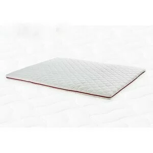 Saltea Somneo Top Plus, topper cu Memory Foam, husă detașabilă, stofă Knitted și poliuretan, 80x190 cm, albă
