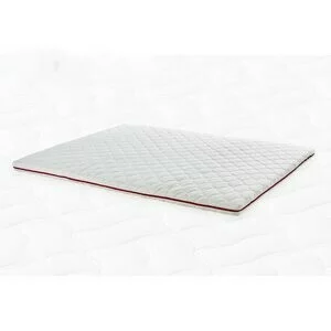 Saltea Somneo Top Plus, topper cu Memory Foam, confort sporit, stofă Knitted și poliuretan, 120x190 cm, albă