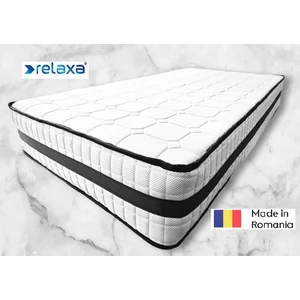 Saltea Superlux Ortopedică 120x200x26 cm, Arcuri Bonnell, Fermitate Mediu spre tare , Husă Matlasată 2 Fete: vara-iarna