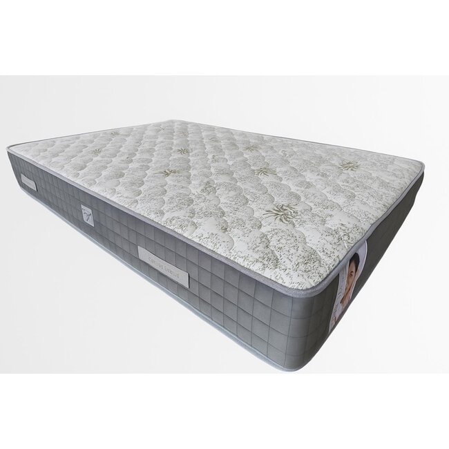 Saltea Superlux Ortopedică 120x200x26 cm, Arcuri Bonnell, Fermitate Mediu spre tare , Husă Matlasată 2 Fete: vara-iarna