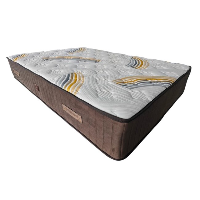 Saltea Superlux Ortopedică Forte 160x200x30 cm, Arcuri Bonnell, Fermitate Mediu spre tare , Husă Matlasată 2 Fete: vara-iarna
