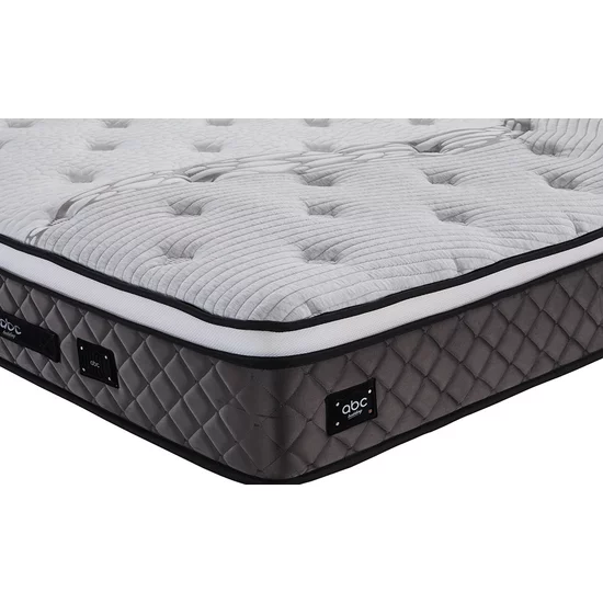 Saltea Hadise 160x200 cm gri, memory foam, arcuri individuale, fermitate medie picture - 3